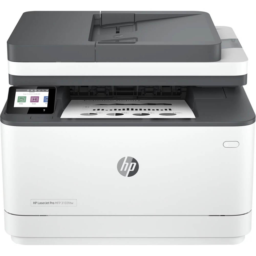 Изображение товара МФУ HP LaserJet Pro 3103fdw с функциями печати, копирования и сканирования