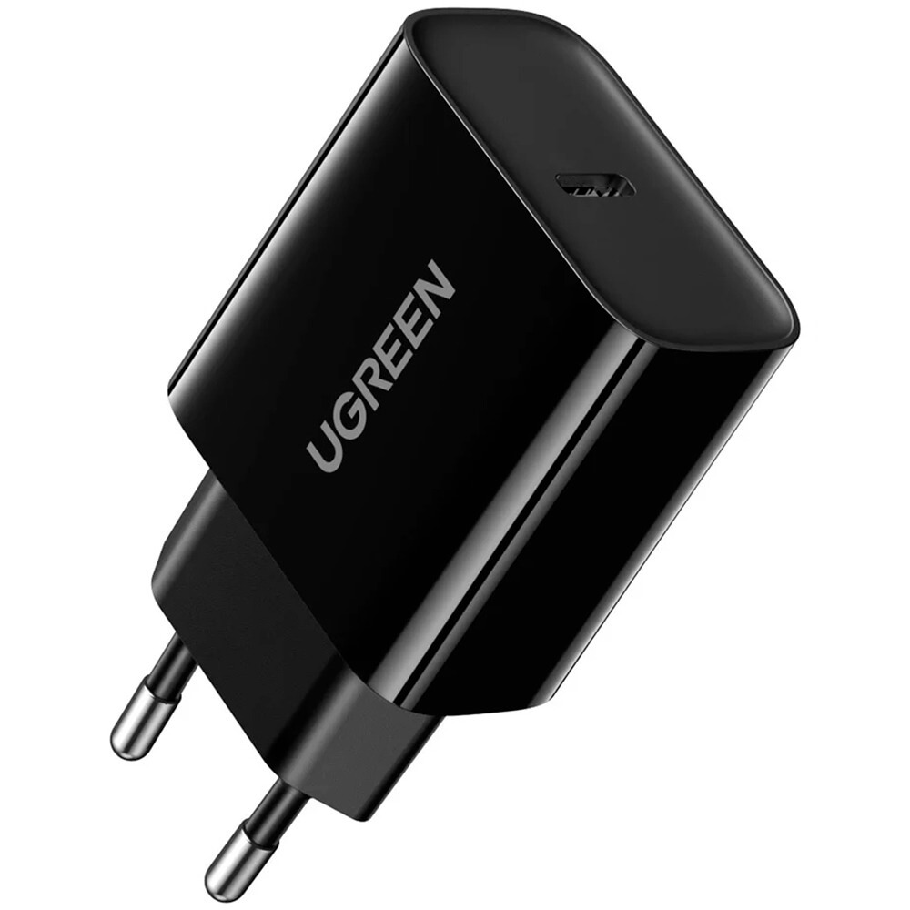 Купить Зарядное устройство Ugreen CD137 PD 20W EU, чёрный (10191) в Москве