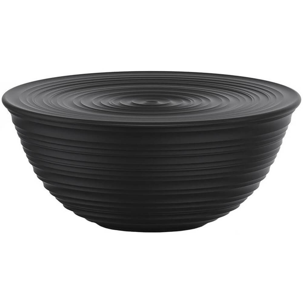 Изображение товара Миска Guzzini Tierra 175056209 5л пластиковая с крышкой черная для хранения и сервировки