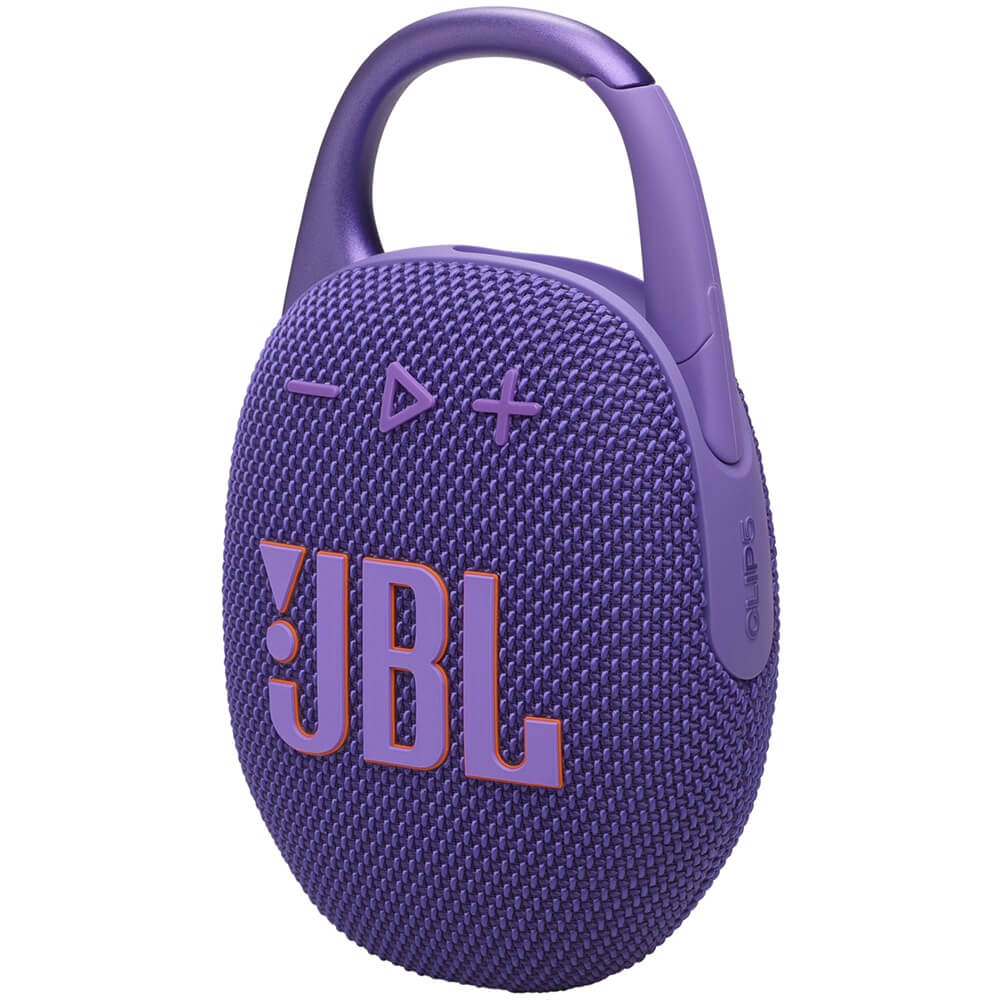 Изображение товара Портативная акустика JBL Clip 5 Purple Bluetooth водонепроницаемая
