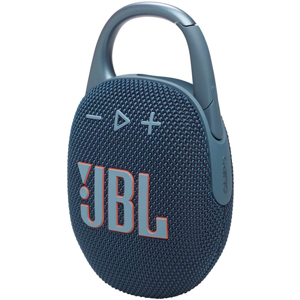 Изображение товара Портативная акустика JBL Clip 5 Blue водо- и пылезащищенная Bluetooth колонка