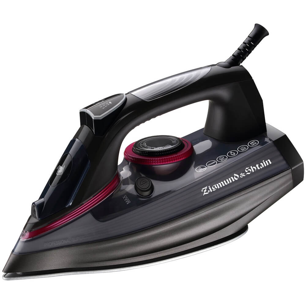 Изображение товара Утюг Zigmund Shtain ZSI-710 с паровой функцией и системой защиты от накипи