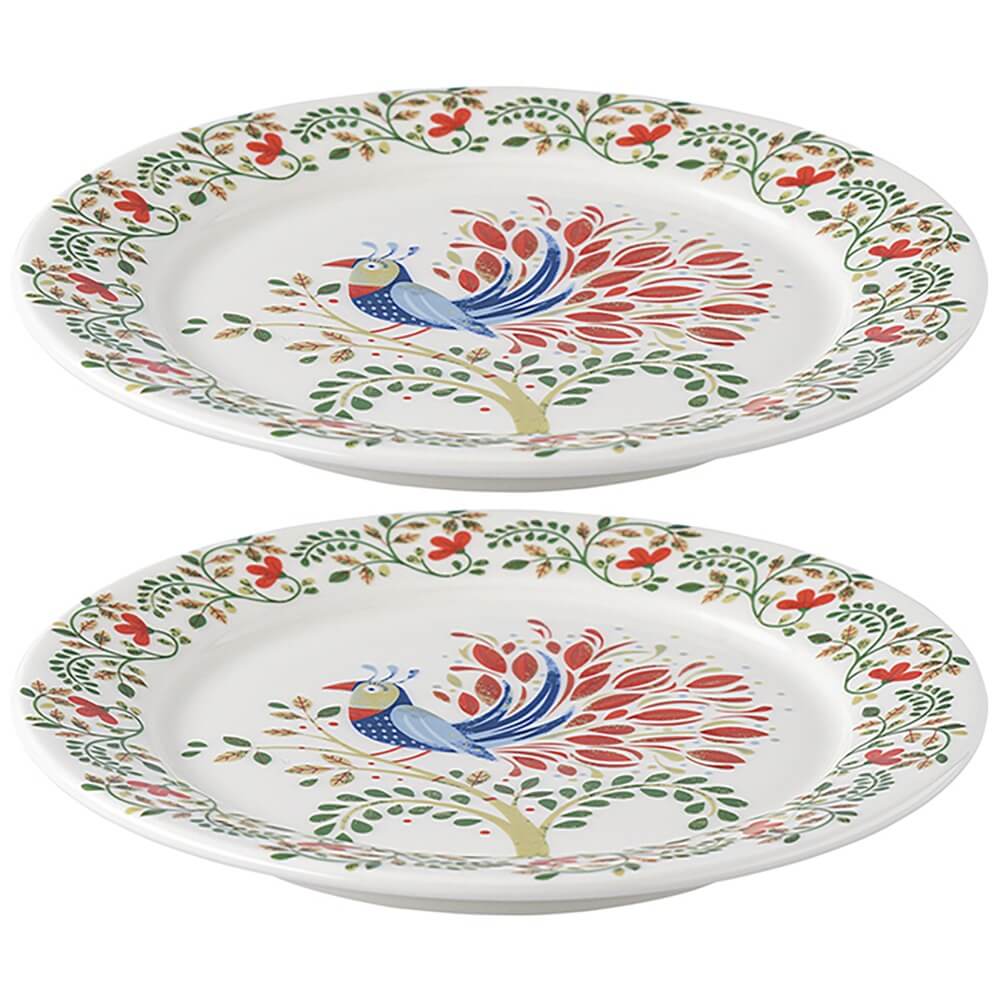 Изображение товара Набор тарелок Liberty Jones Birds of Paradise 2 шт фарфор 18 см разноцветные