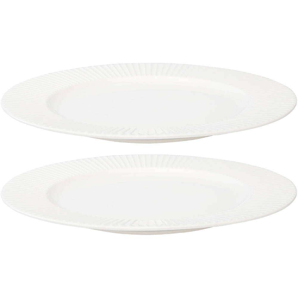 Изображение товара Набор тарелок Liberty Jones Soft Ripples 27 см 2 шт фарфор белый