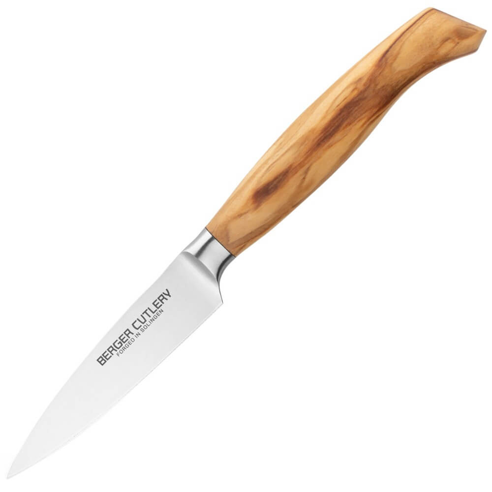 Изображение товара Кухонный нож Berger Cutlery Ergo Line Olive BC101309 для чистки нержавеющая сталь