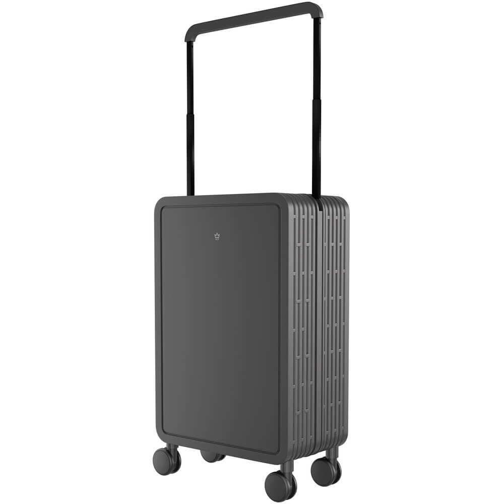 Изображение товара Чемодан VLP Vento 24 серый дорожный с жестким каркасом и встроенным замком