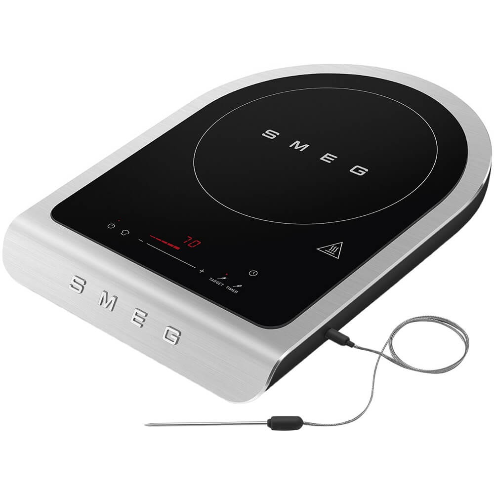 Изображение товара Настольная индукционная плита Smeg PIC01BLMEU, стеклокерамика, сенсорное управление