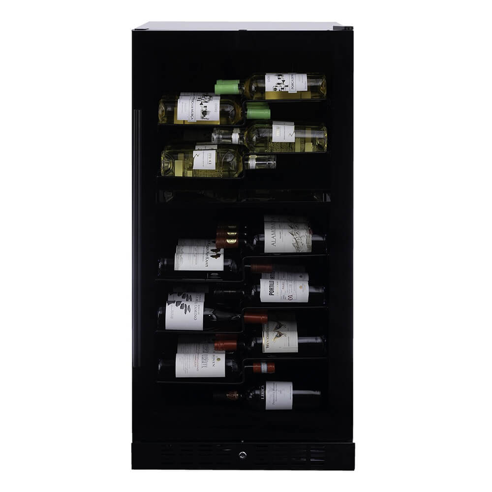 Изображение товара Встраиваемый винный шкаф Dunavox DX-58.258DB для хранения до 58 бутылок