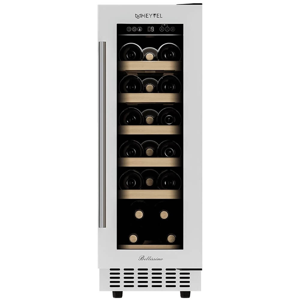 Изображение товара Встраиваемый винный шкаф Meyvel MV19-KWT1 на 19 бутылок с компрессорным охлаждением