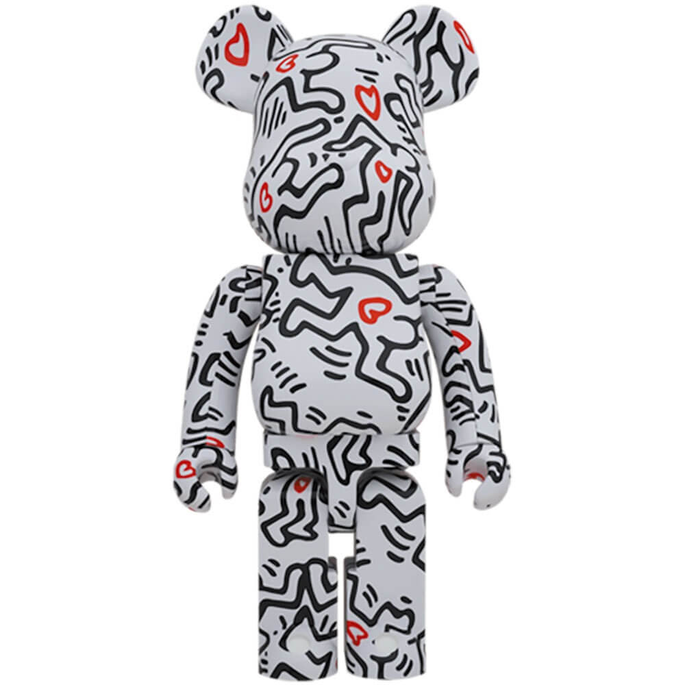 Изображение товара Фигура Bearbrick Keith Haring 8 1000% - коллекционный винил высотой 700 мм