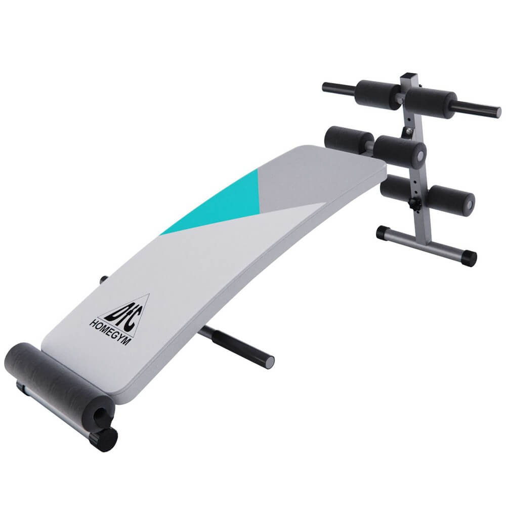 Изображение товара Скамья тренировочная DFC Homegym DB127 изогнутая для пресса регулируемая
