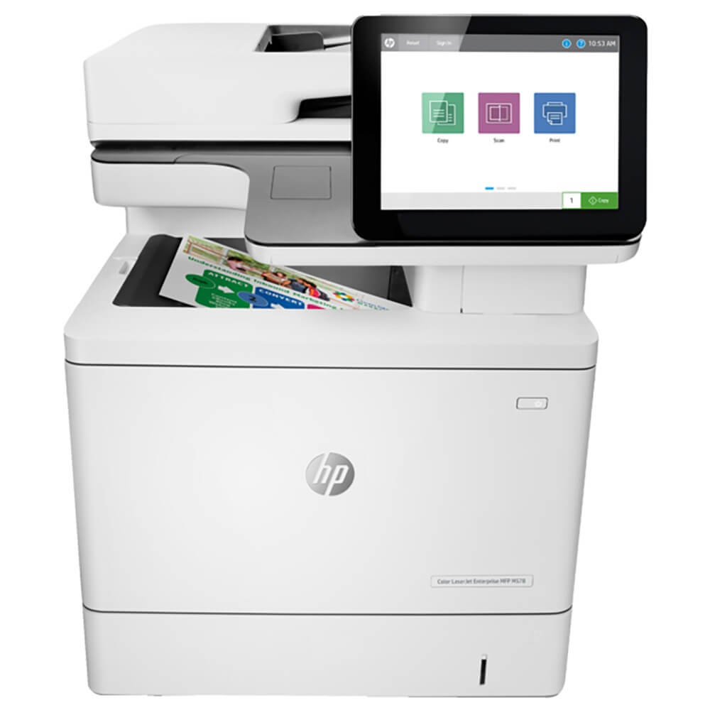 Изображение товара МФУ HP Color LaserJet Enterprise M578dn 7ZU85A цветное лазерное устройство для офиса