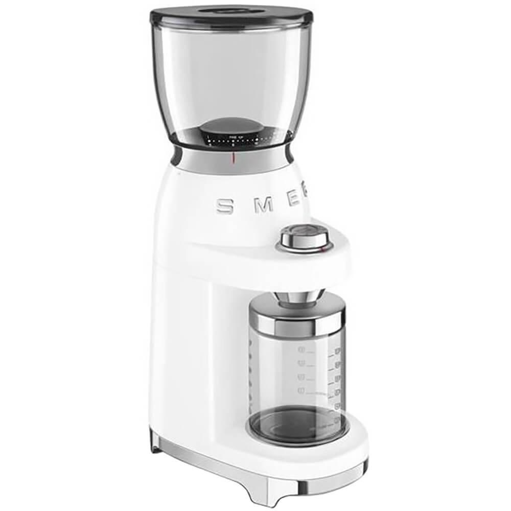 Изображение товара Кофемолка Smeg CGF11WHEU с жерновами и 30 степенями помола