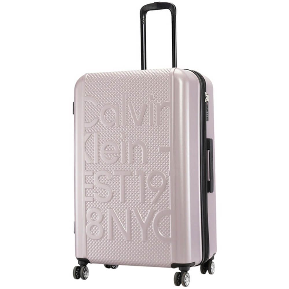 Изображение товара Дорожный чемодан Calvin Klein Est. In NYC L серо-розовый с TSA замком