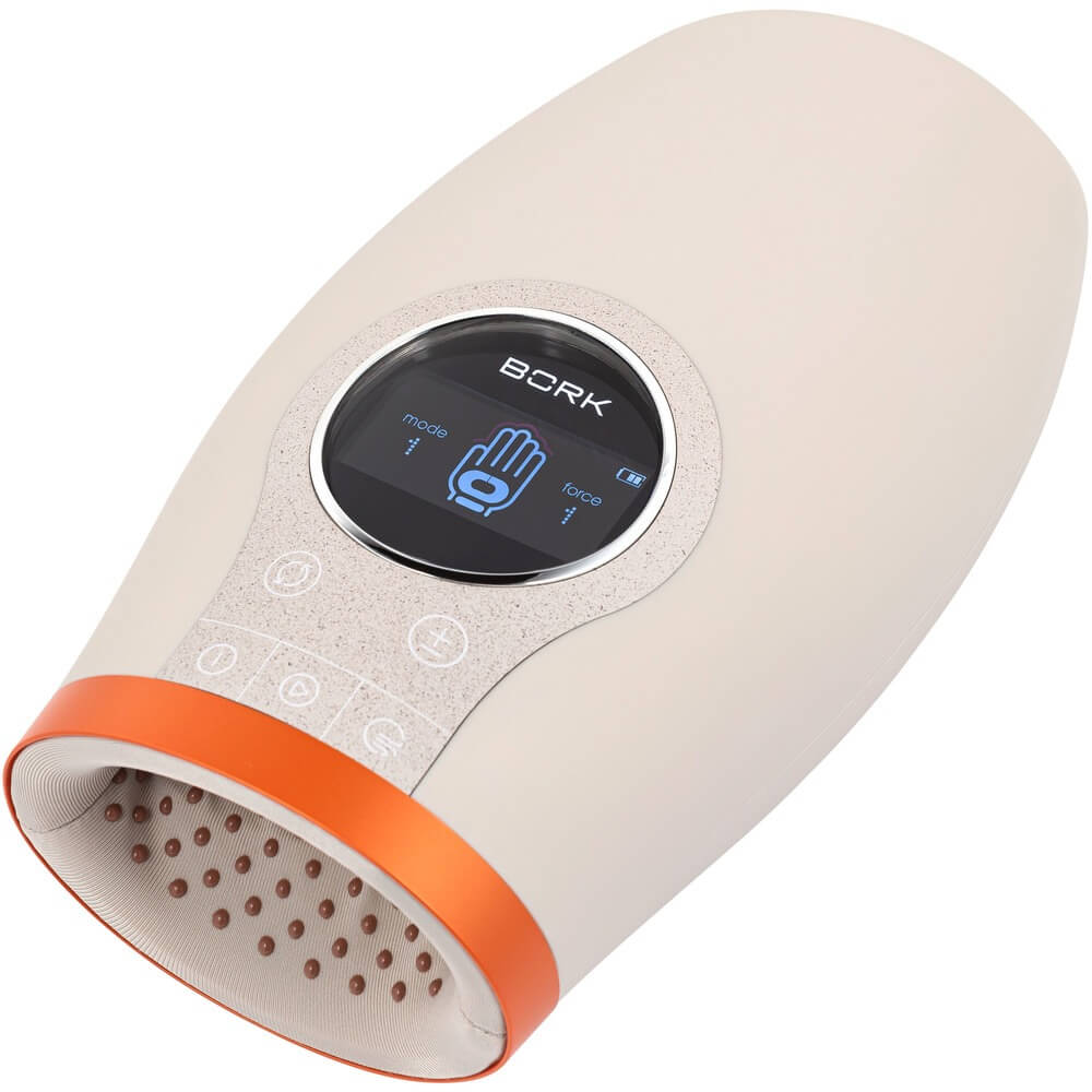 Изображение товара Массажер для рук BORK D604 ch электронный с сенсорным дисплеем 5 программ USB Type-C