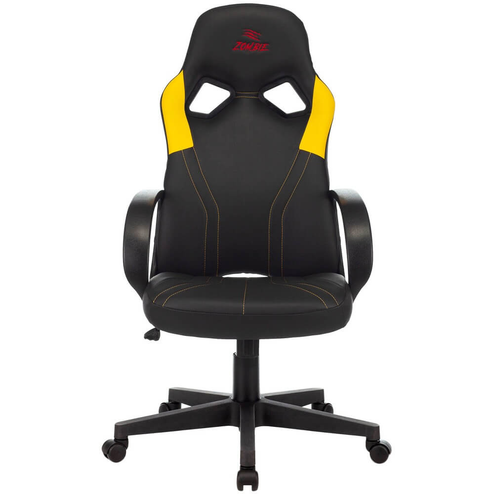 Изображение товара Компьютерное кресло Zombie Runner черно-желтое для игр и работы