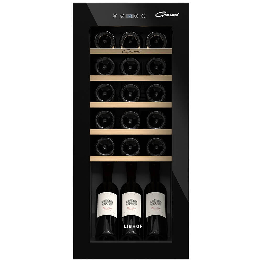 Изображение товара Винный шкаф Libhof GM-18 Black с электронным управлением 53л