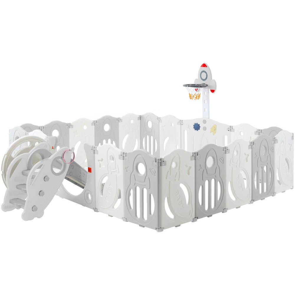 Изображение товара Детский манеж UNIX Kids Supreme Space 200x240 Grey