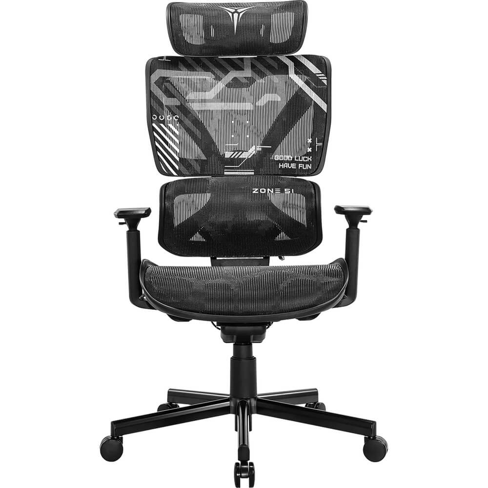 Изображение товара  Компьютерное кресло ZONE 51 Freelancer K5 Black-Grey (Z51-FK5-GY)