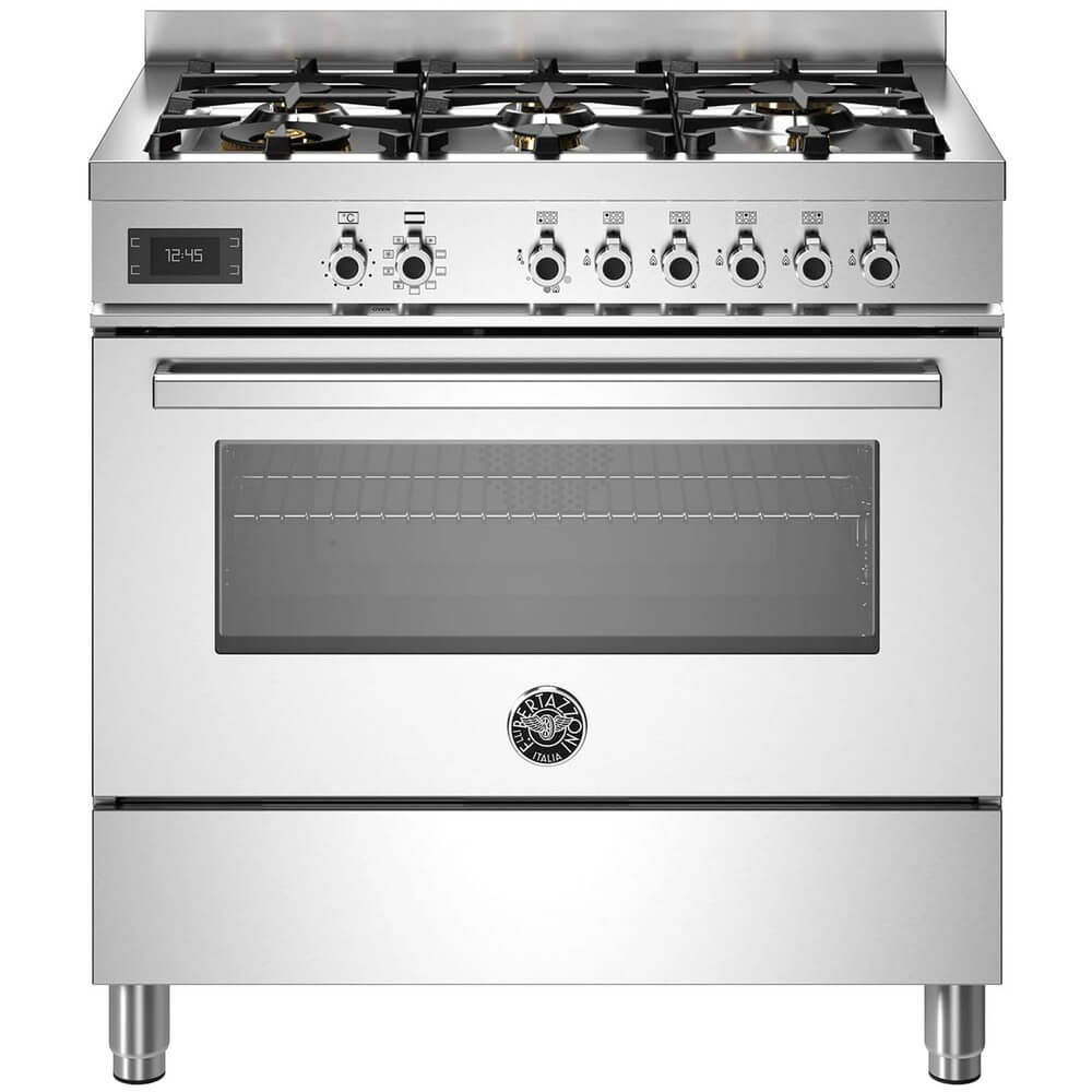 Изображение товара Плита Bertazzoni PRO96L1EXT с газовой панелью и электрической духовкой
