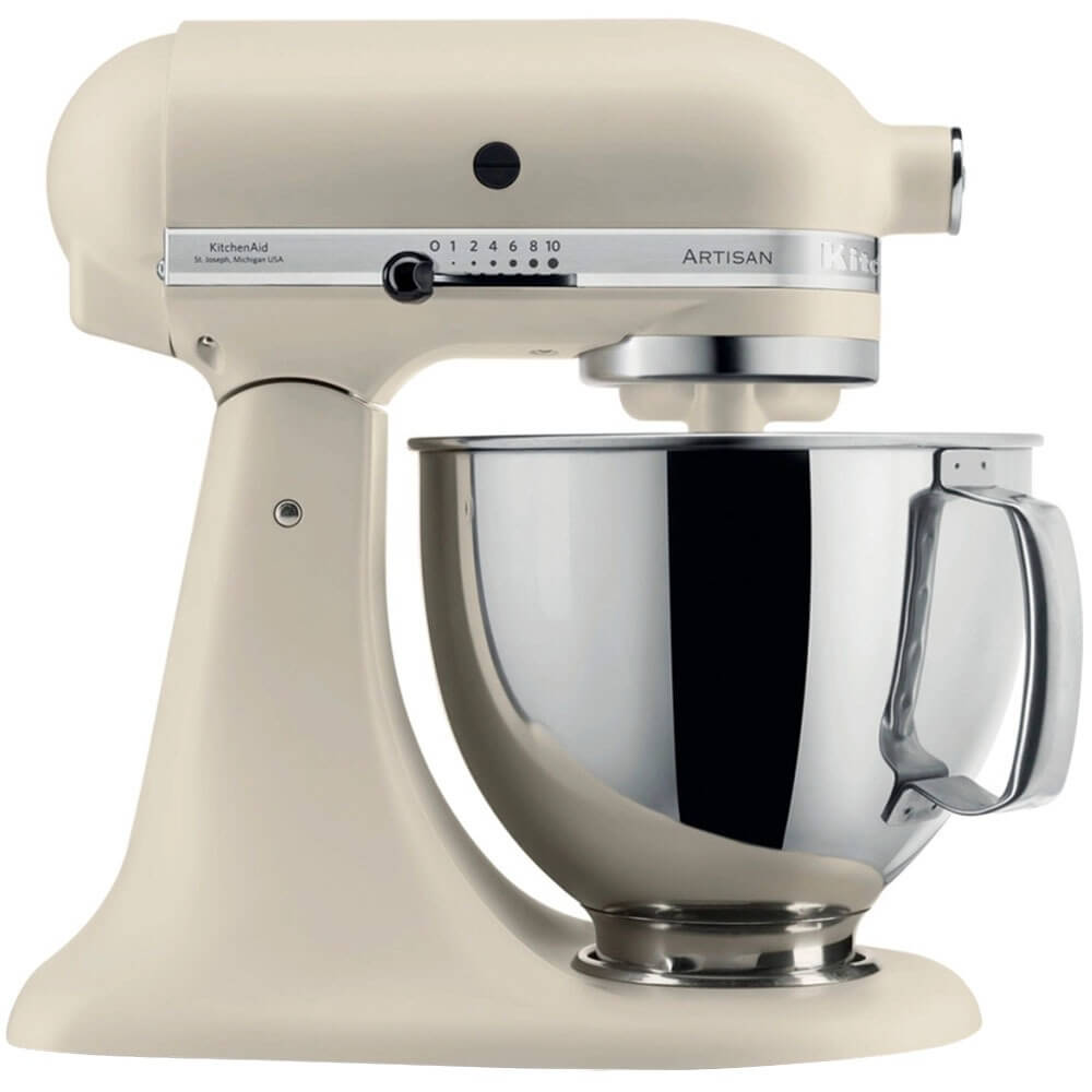 Изображение товара Миксер KitchenAid 5KSM175PSEFL стационарный мощный с 10 скоростями и насадками