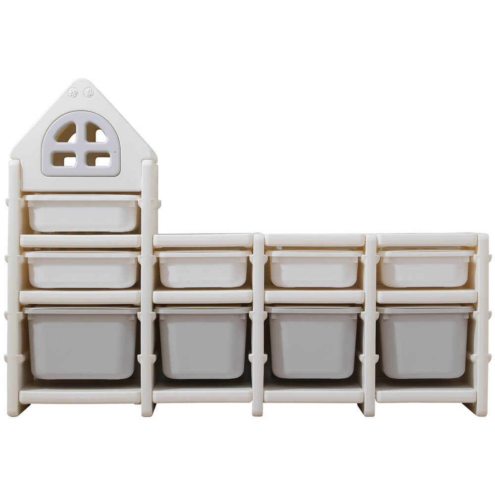 Изображение товара Стеллаж для игрушек UNIX Kids Grey PTSTW9GRY - безопасная и практичная система хранения
