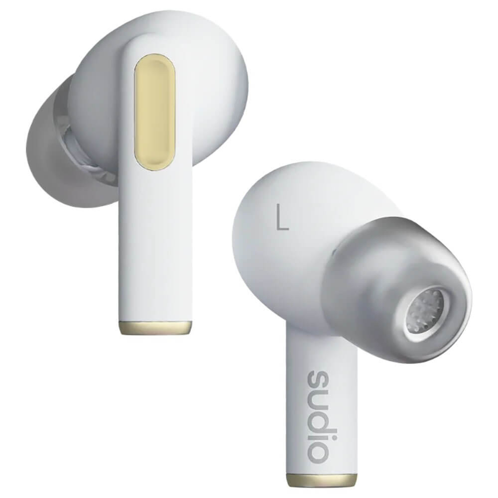 Изображение товара Беспроводные вакуумные наушники Sudio TWS A1 Pro белый с активным шумоподавлением