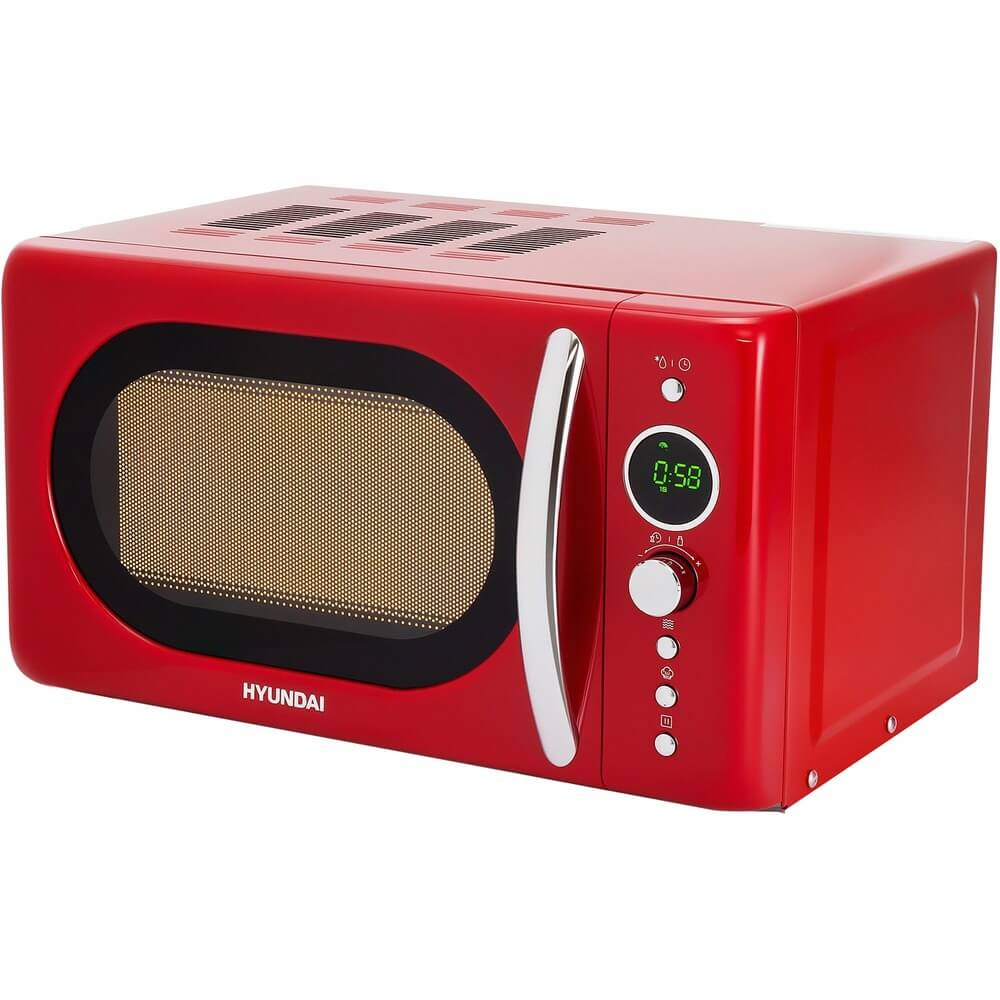 Изображение товара Микроволновая печь Hyundai HYM-D3037 20 л, 700 Вт, красная