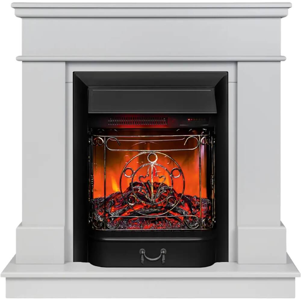 Изображение товара Электрокамин RealFlame Selena STD GR-P712 + Majestic LUX BL напольный 1600 Вт стильный