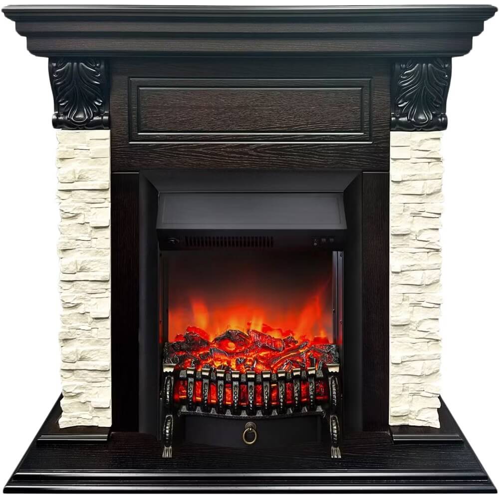 Изображение товара Электрокамин RealFlame Bilbao STD AO-215 с моделем Fobos-S LUX BL напольный мощностью 1500 Вт Изображение товара Электрокамин RealFlame Bilbao STD AO-215 с моделем Fobos-S LUX BL напольный мощностью 1500 Вт