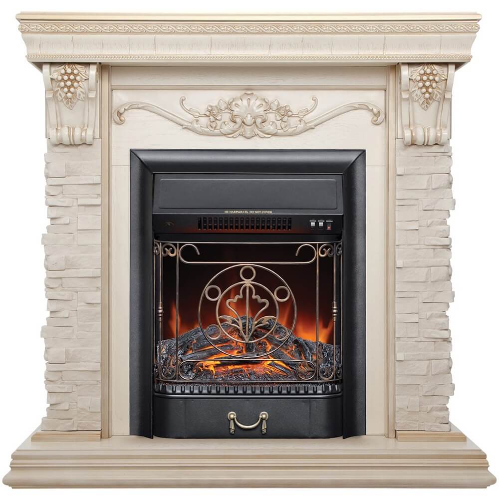 Изображение товара Электрокамин RealFlame Patricia STD/EUG WT-619G + Majestic BL стиль кантри для дома