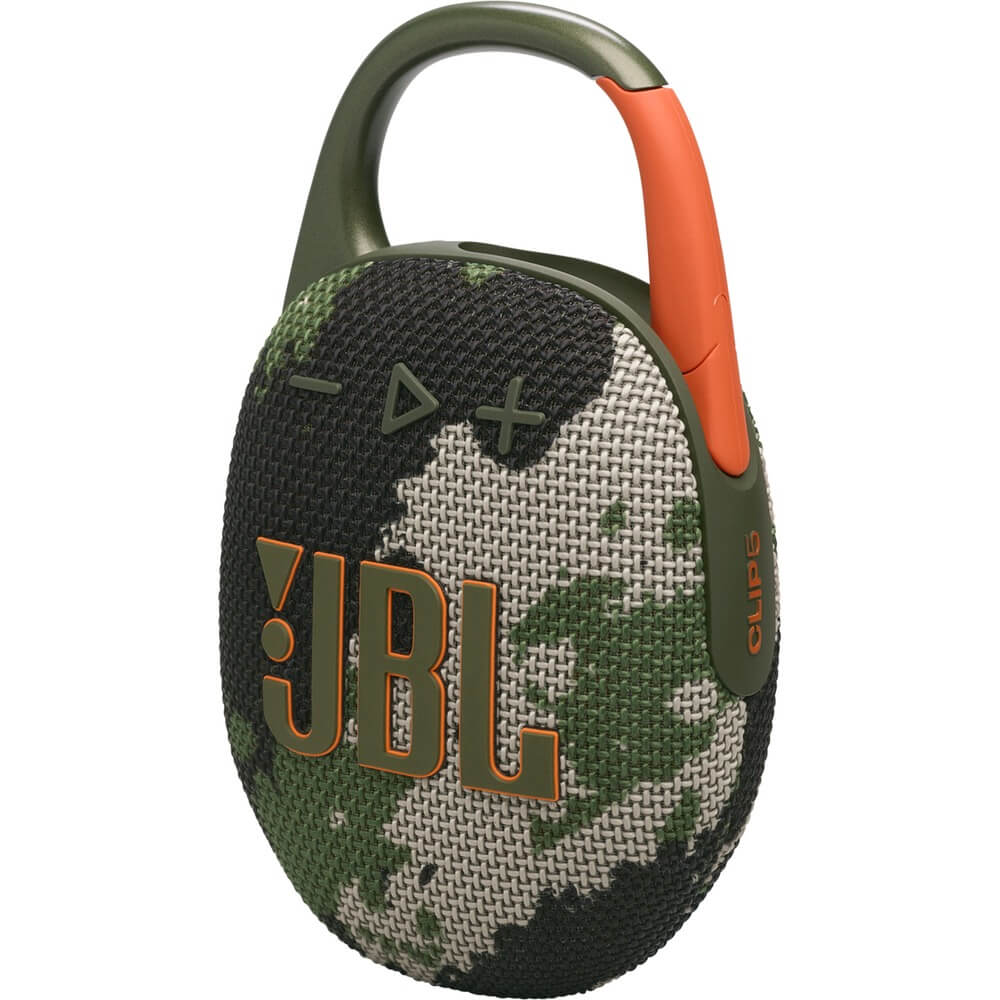 Изображение товара Портативная акустика JBL Clip 5 Squad влагозащищенная беспроводная 12 часов работы