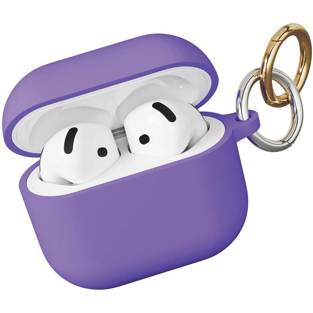 Изображение товара Чехол для AirPods 4 VLP Charm Case лавандовый силикон защитный