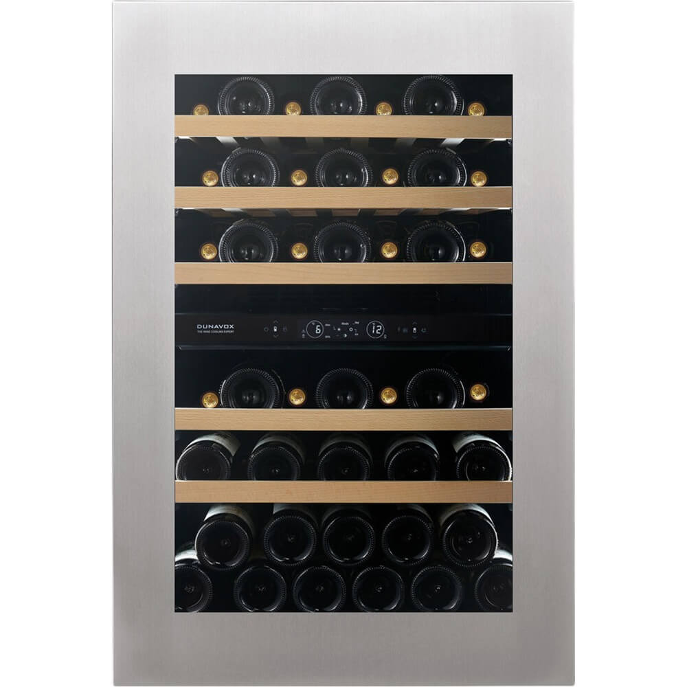 Изображение товара Встраиваемый винный шкаф Dunavox DVH-44.120DSS.TO с Wi-Fi 120 л