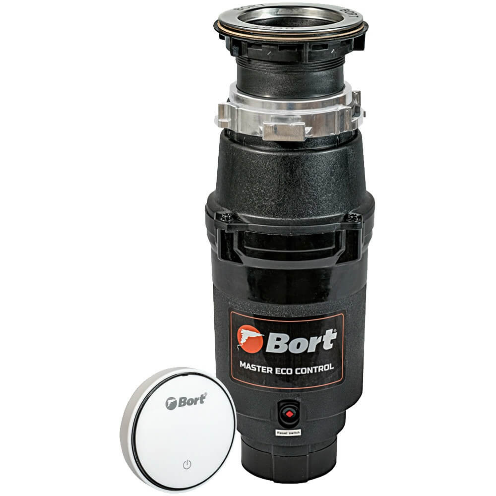 Изображение товара Измельчитель пищевых отходов Bort MASTER ECO Control 390 Вт компактный черный