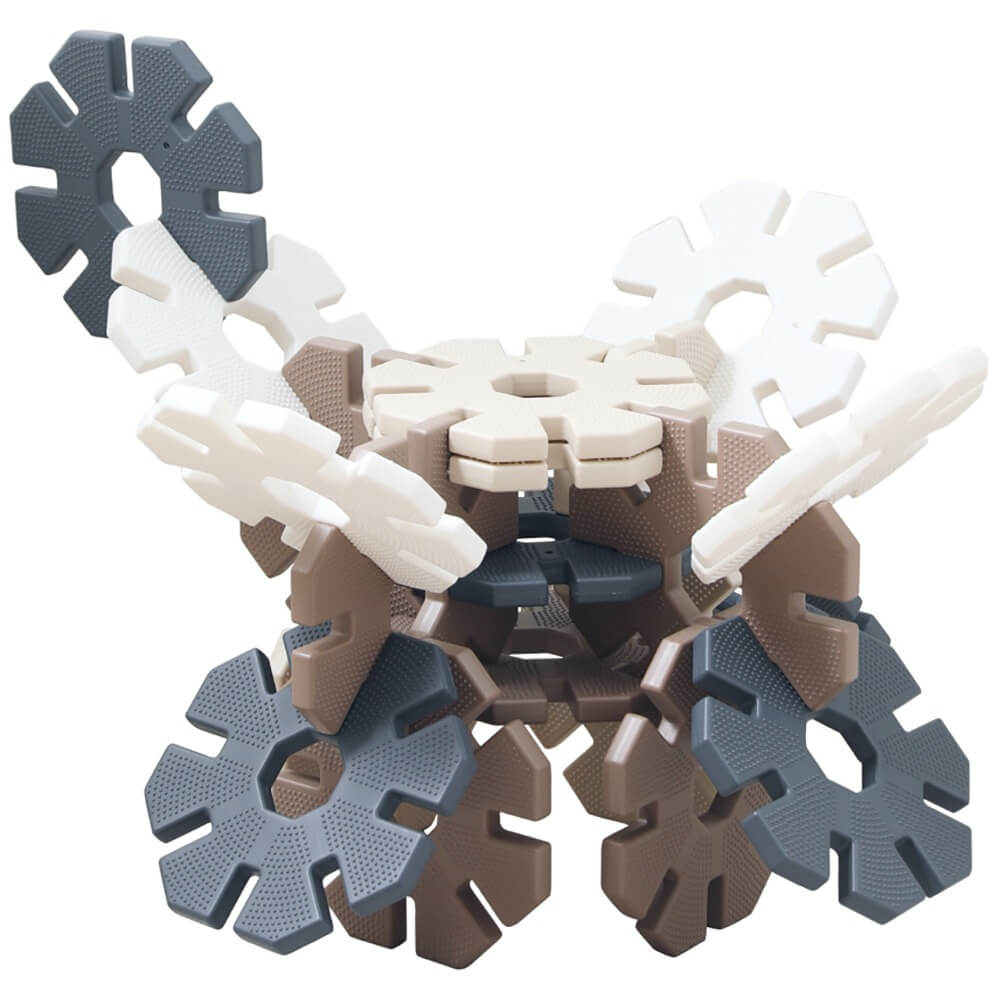 Изображение товара Конструктор UNIX Kids Snowflakes Grey-Camel PPSNFL32GYCL