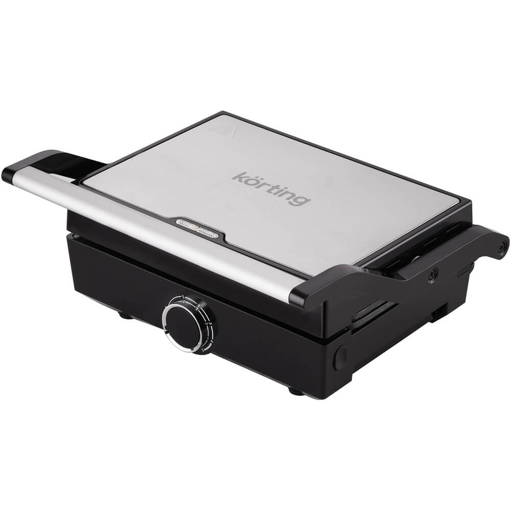 Изображение товара Сэндвичница Korting KBS 0501 03 4 отделения мощность 1000 Вт металлический корпус