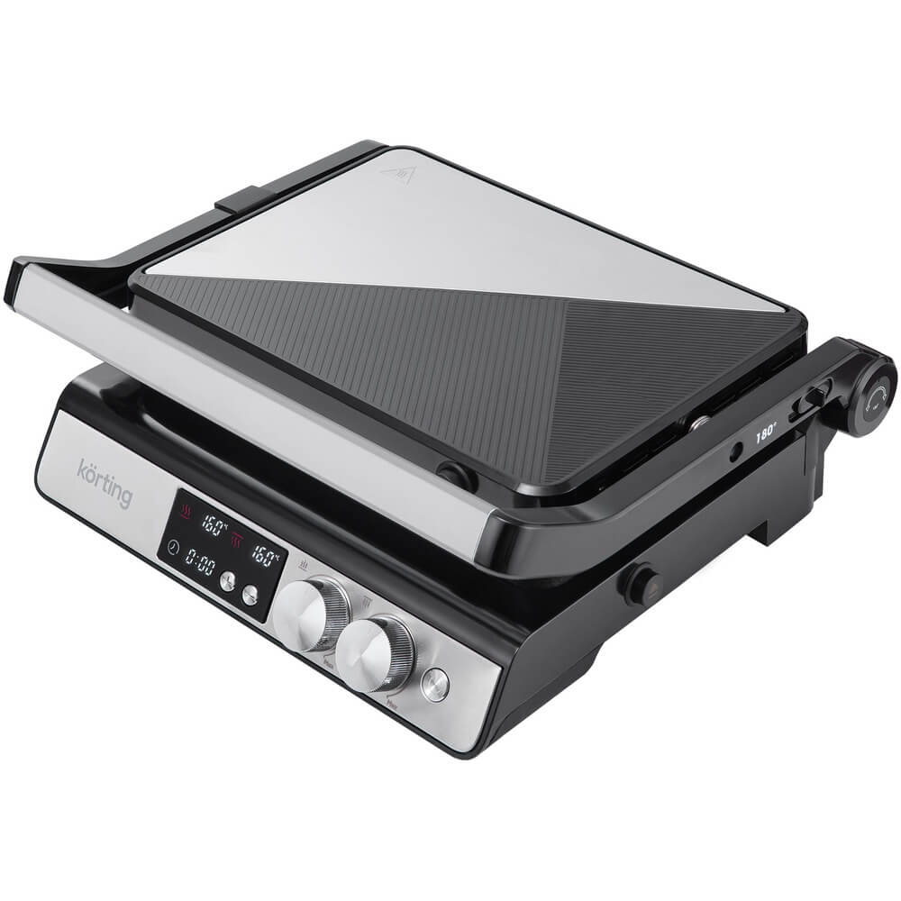 Изображение товара Электрогриль Korting KGP 0406 с мощностью 2000 Вт и съемными панелями