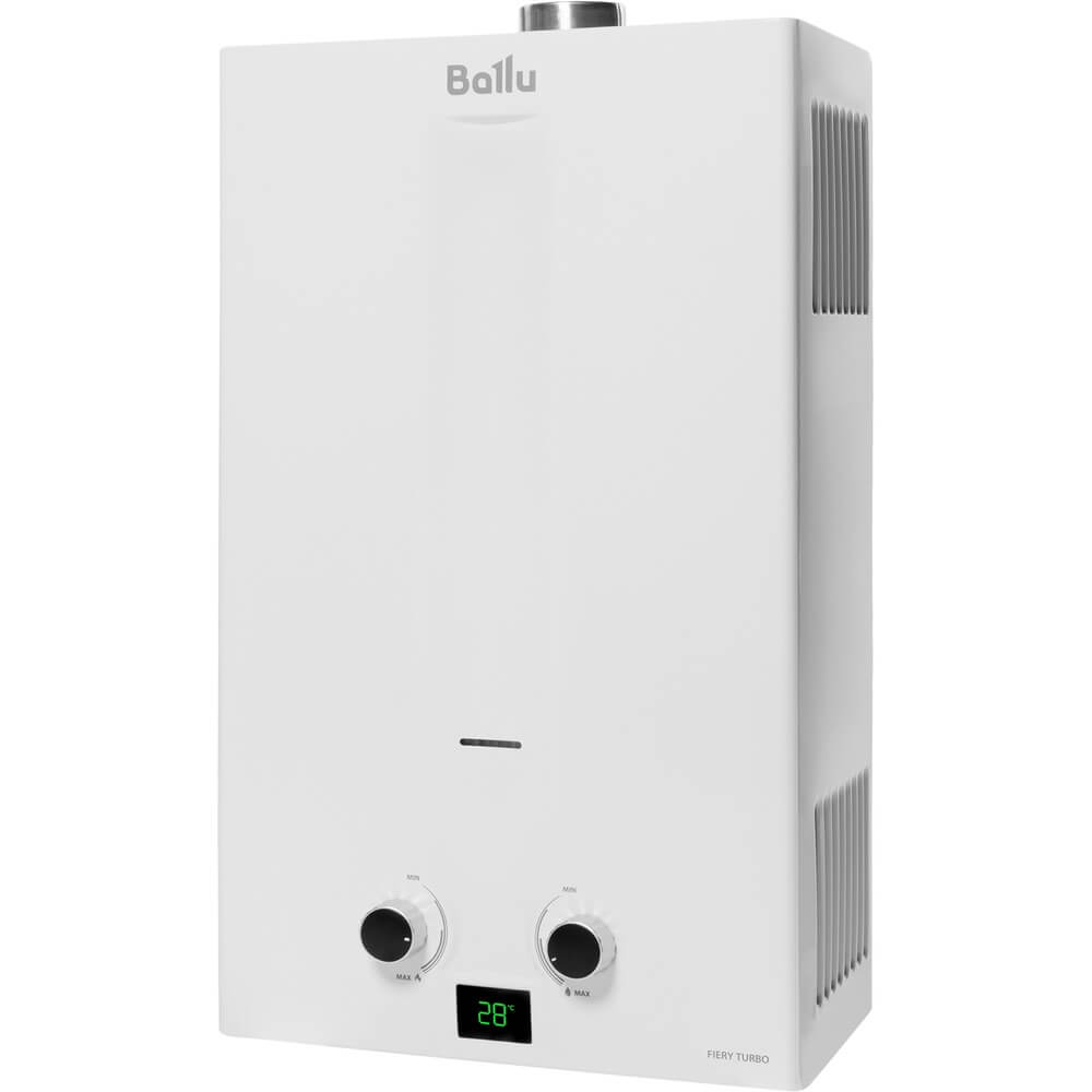 Изображение товара Водонагреватель Ballu GWH 10 Fiery Turbo газовый проточный с электроподжигом