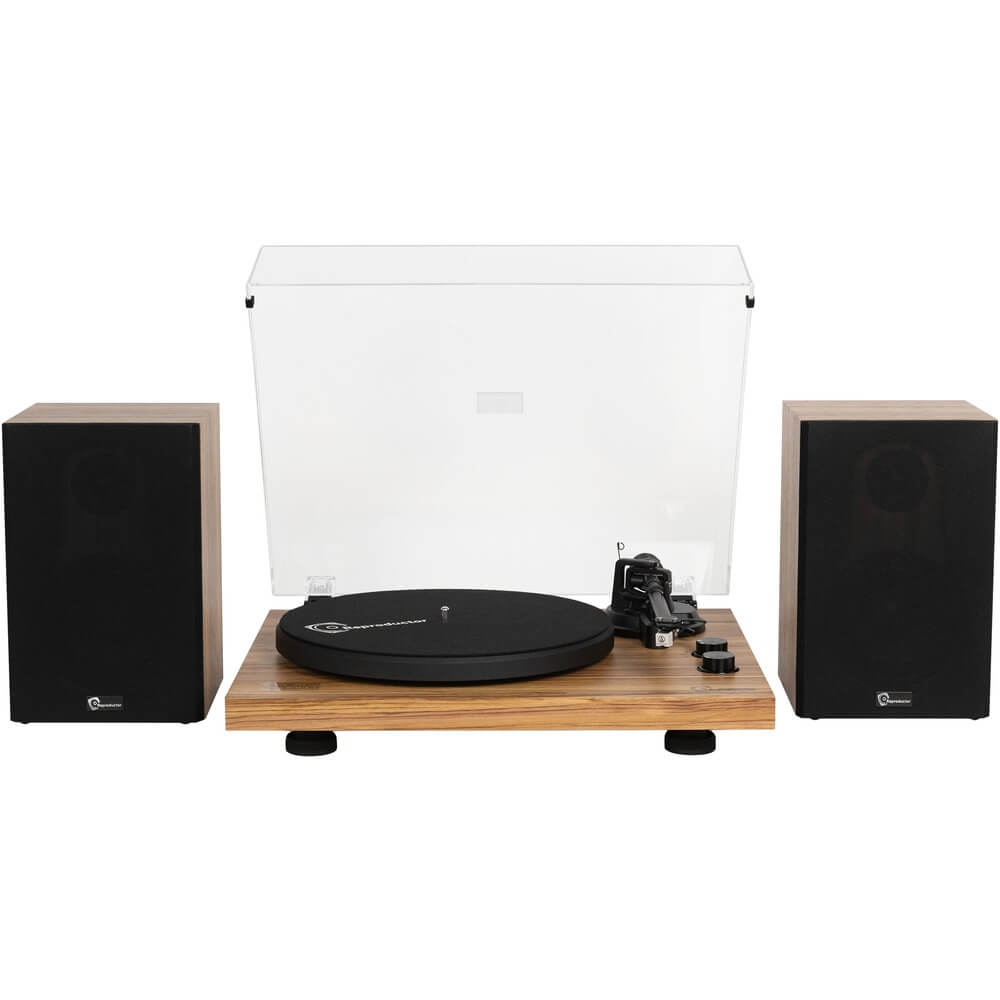 Изображение товара Проигрыватель виниловых пластинок Reproductor RP-LPX500SOK бежевый с Bluetooth и автоматикой