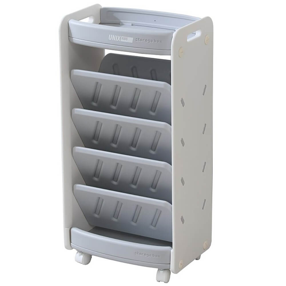 Изображение товара Стеллаж для книг UNIX Kids Storagebox Grey PBSTBOX5GY безопасный детский мебельный элемент