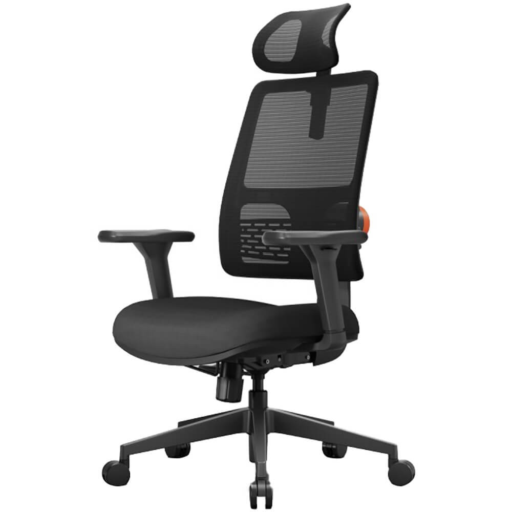 Изображение товара Эргономичное офисное компьютерное кресло FoxGear NETZ модель E черное