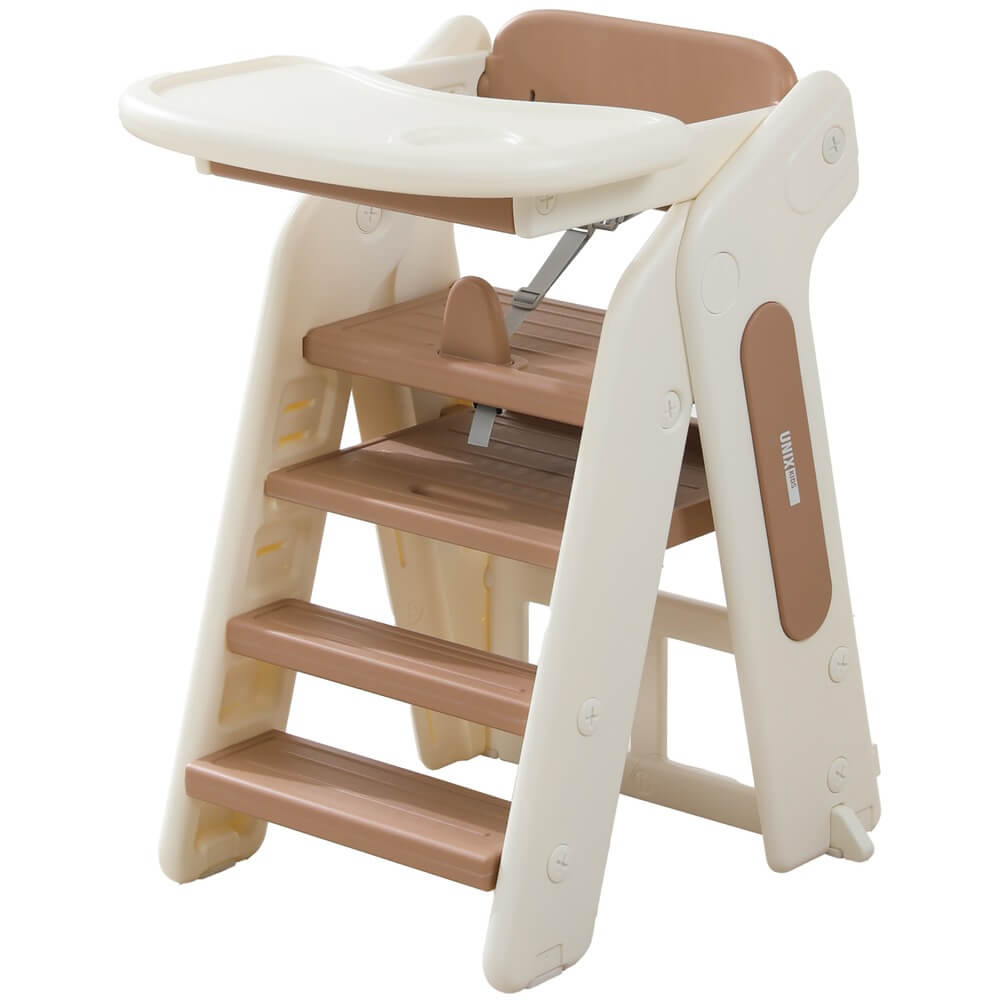 Изображение товара Стульчик для кормления UNIX Kids 3 Steps Cocoa PHC3STCA складной регулируемый