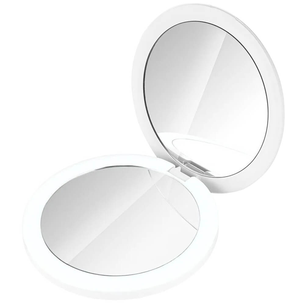 Изображение товара Маленькое макияжное зеркало Kitfort КТ-4124 с подсветкой и увеличением