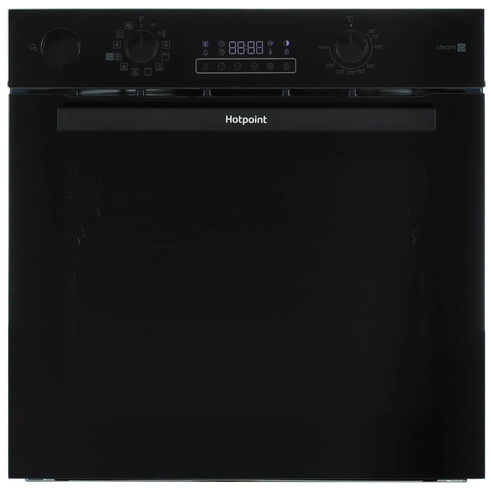 Изображение товара Духовой шкаф Hotpoint HSTFD 1232 JS BLG электрический пиролитическая очистка 72 л