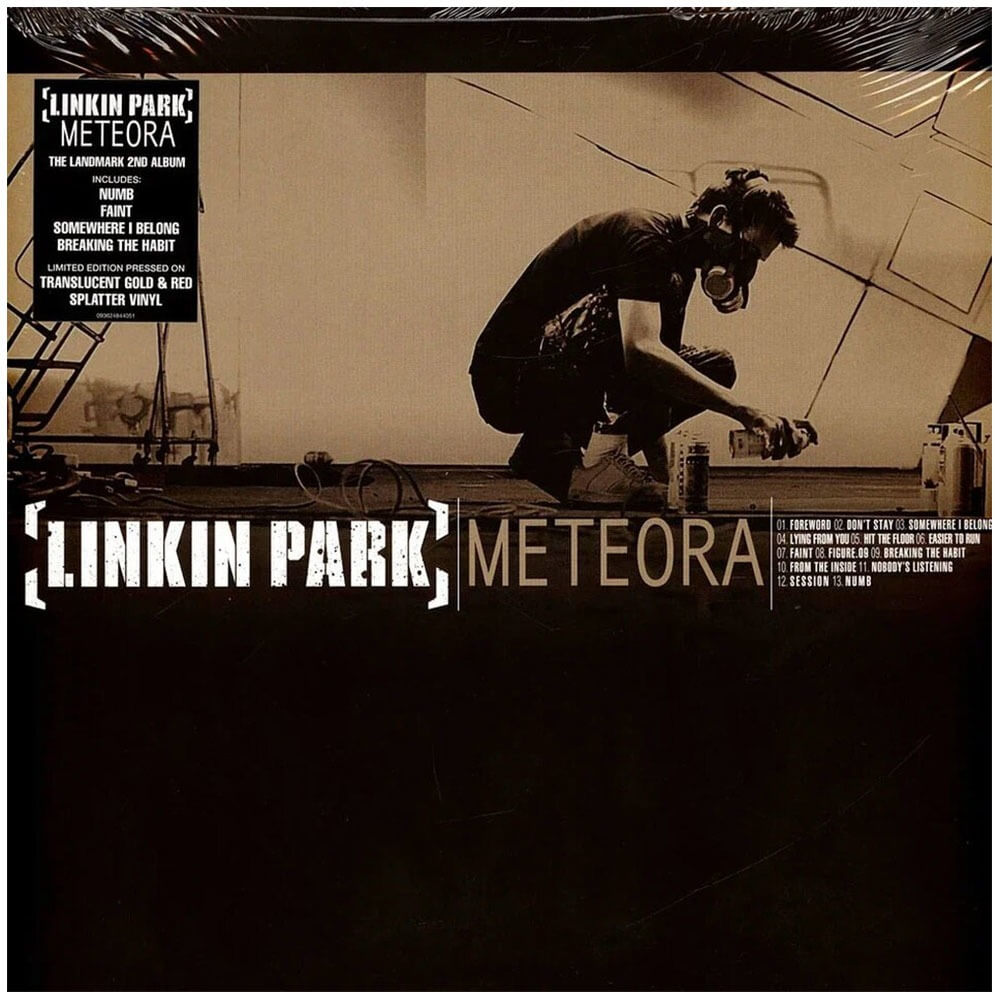 Изображение товара Linkin Park Meteora 12" Translucent Gold & Red Splatter (Reissue)