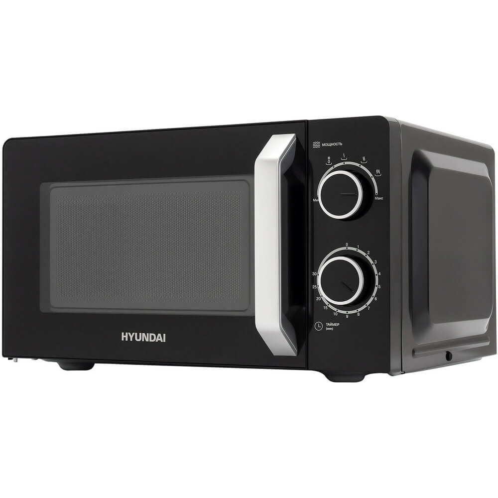 Изображение товара Микроволновая печь Hyundai HYM-M2052 20 л 700 Вт черная с механическим управлением