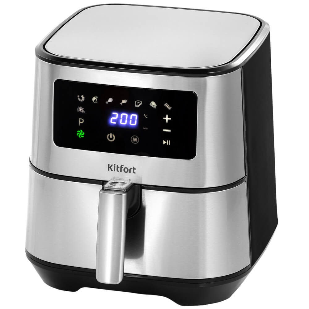 Изображение товара Аэрогриль Kitfort КТ-2228 1700 Вт, 5.5 л, сенсорное управление