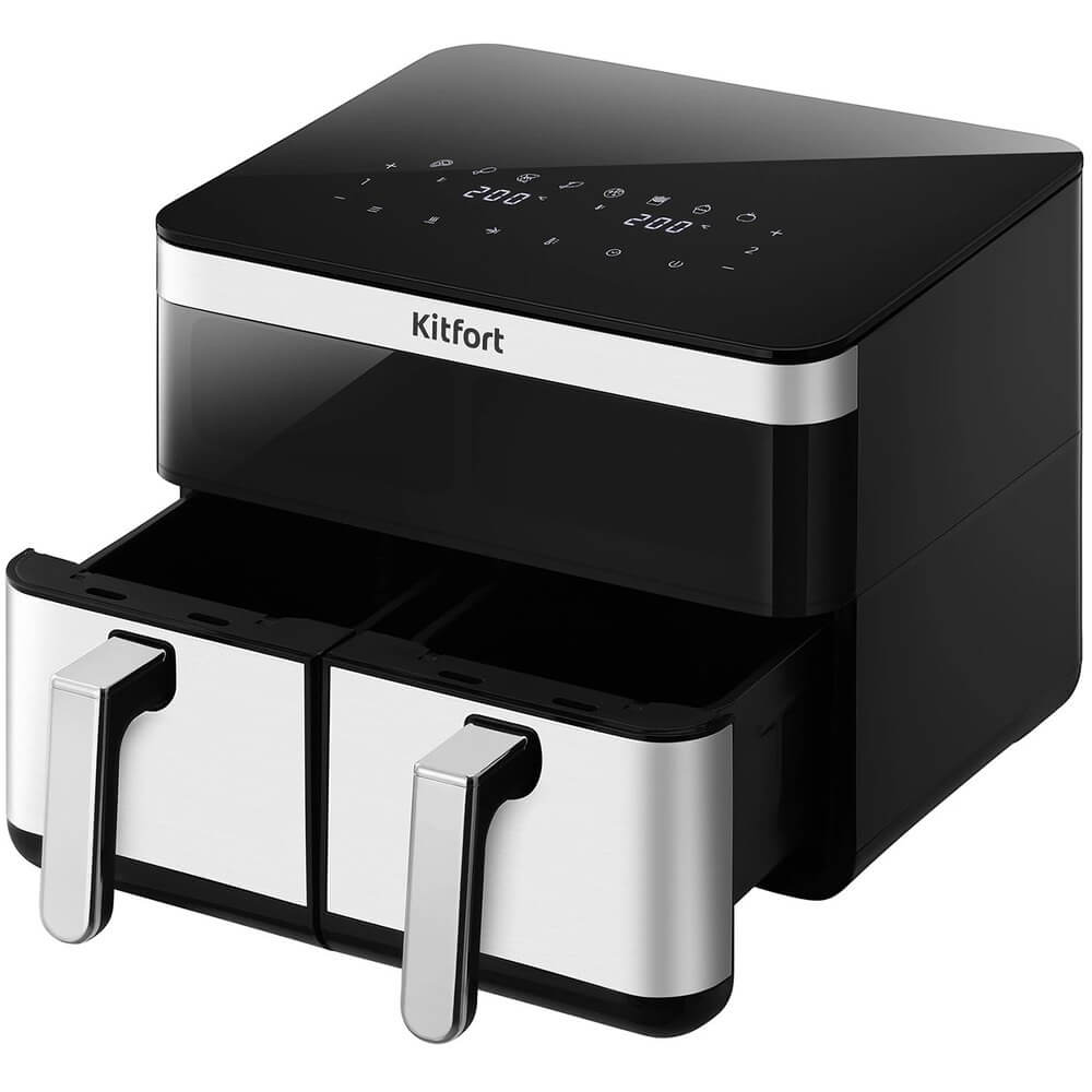 Изображение товара Аэрогриль Kitfort КТ-8110 8.6 л мощность 2700 Вт легкое приготовление