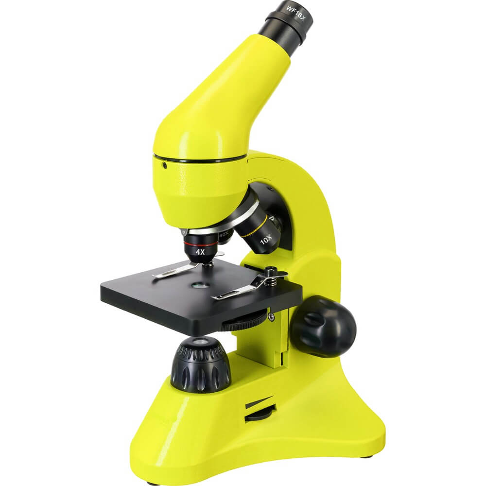 Изображение товара Микроскоп Levenhuk Rainbow 50L PLUS учебный оптический с подсветкой и комплектом